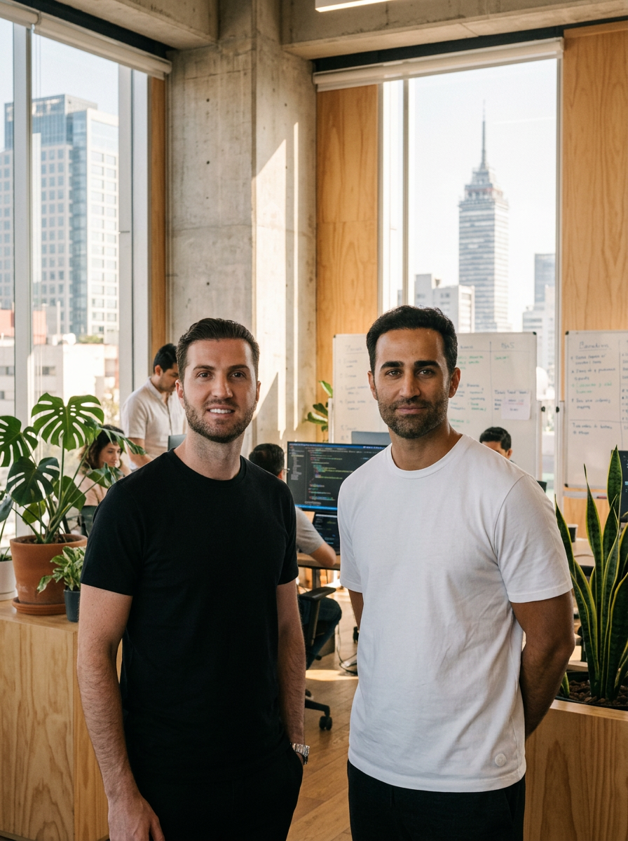 The Noa Partners founders in their Mexico City office
